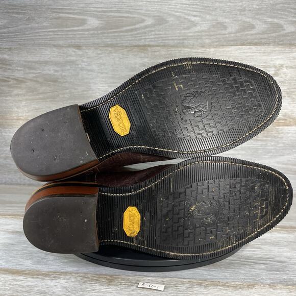 Chippewa Men’s Brown Buffalo Leather Western Cowboy Boots Size 11 - Picture 8 of 8